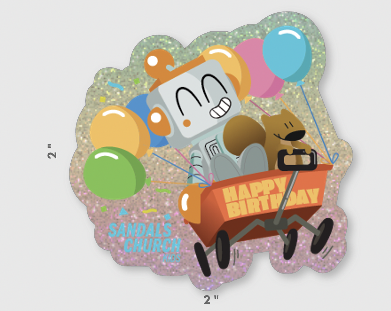 SCK Happy Birthday Stickers